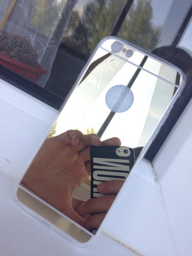 Золотой зеркальный чехол для Iphone 6/6S